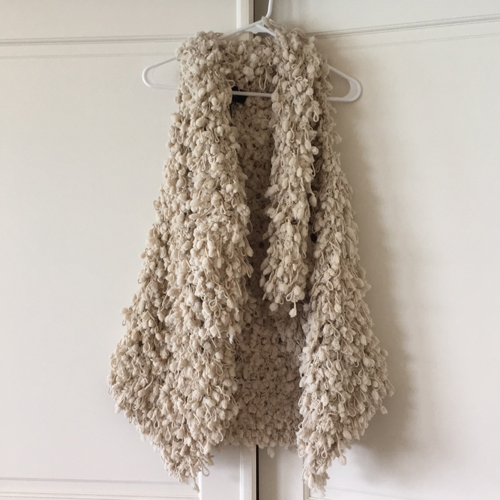 Fluffy vest